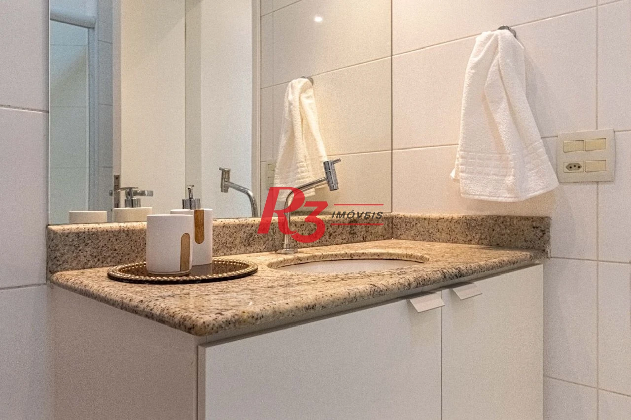 Apartamento com 1 dormitório à venda, 55 m² por R$ 590.000,00 - Pompéia - Santos/SP