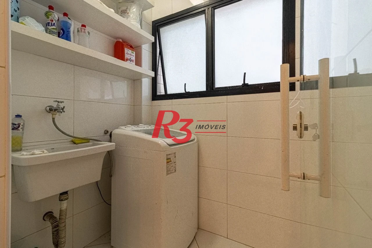 Apartamento com 1 dormitório à venda, 55 m² por R$ 590.000,00 - Pompéia - Santos/SP