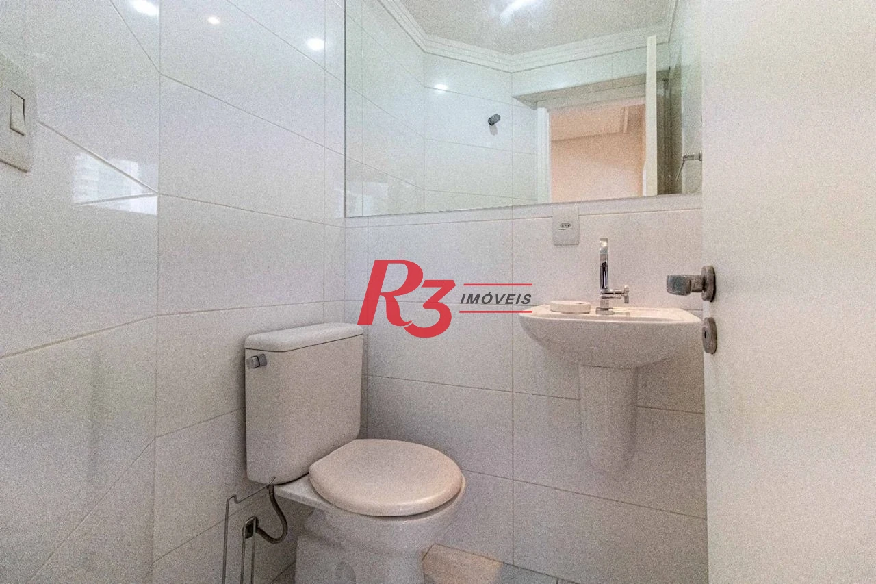 Apartamento com 1 dormitório à venda, 55 m² por R$ 590.000,00 - Pompéia - Santos/SP