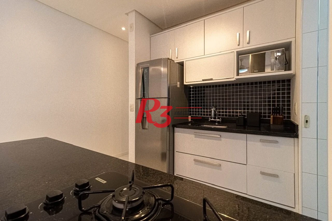 Apartamento com 1 dormitório à venda, 55 m² por R$ 590.000,00 - Pompéia - Santos/SP