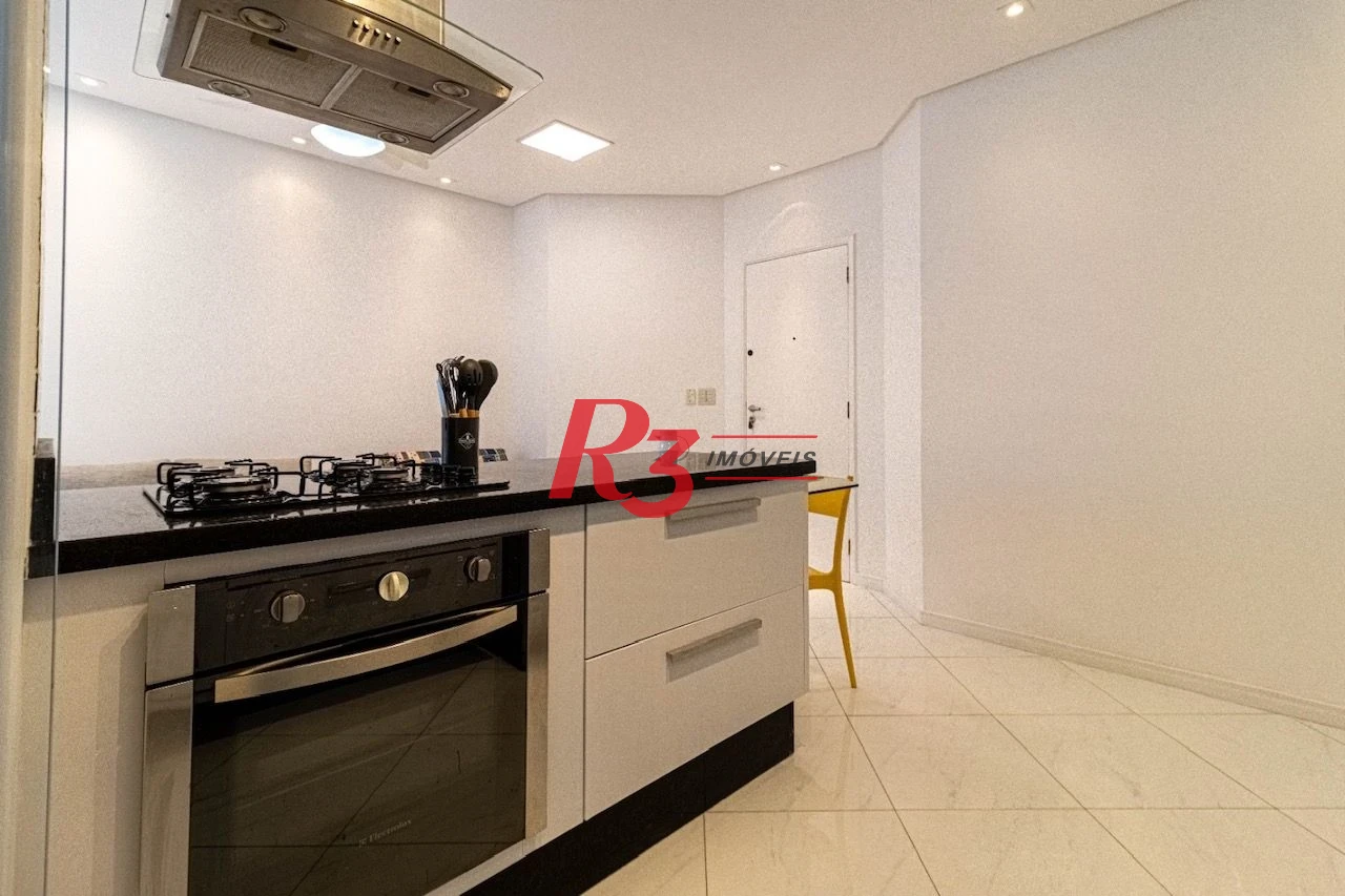 Apartamento com 1 dormitório à venda, 55 m² por R$ 590.000,00 - Pompéia - Santos/SP