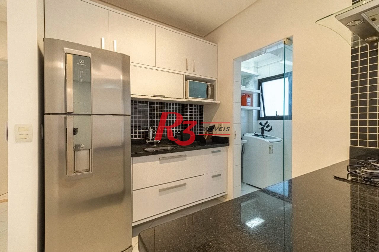 Apartamento com 1 dormitório à venda, 55 m² por R$ 590.000,00 - Pompéia - Santos/SP