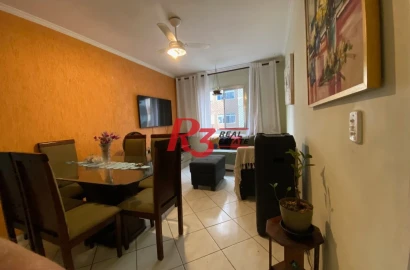 Apartamento com 3 dormitórios à venda, 91 m² por R$ 430.000,00 - Encruzilhada - Santos/SP