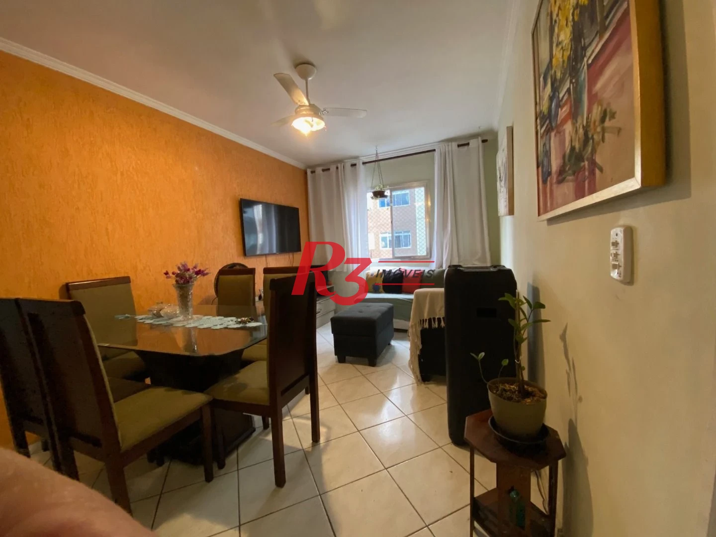 Apartamento com 3 dormitórios à venda, 91 m² por R$ 430.000,00 - Encruzilhada - Santos/SP