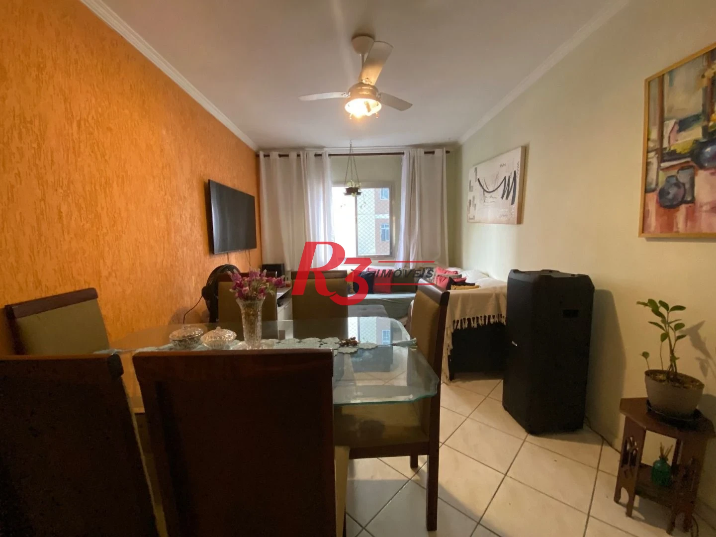 Apartamento com 3 dormitórios à venda, 91 m² por R$ 430.000,00 - Encruzilhada - Santos/SP