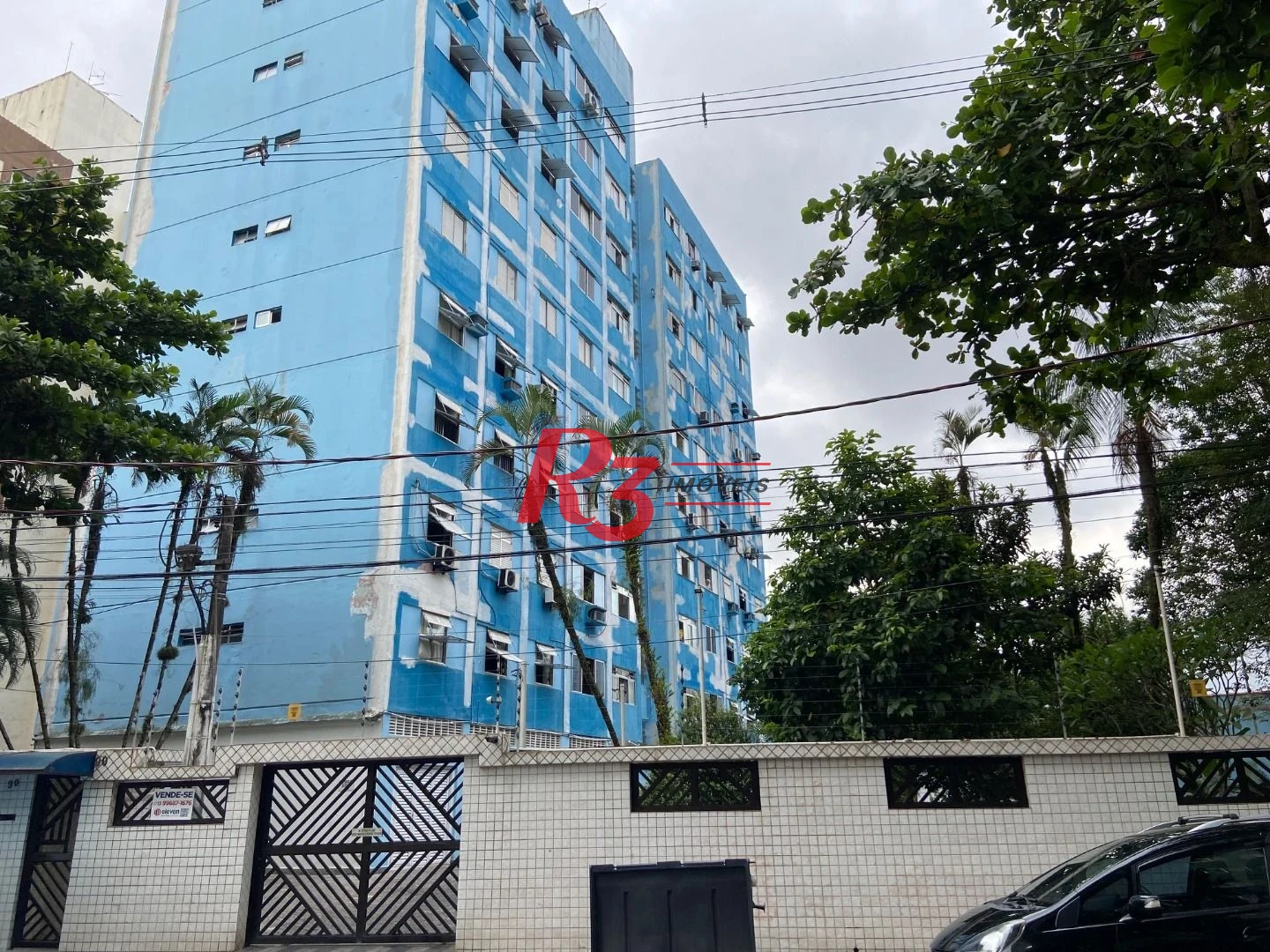 Apartamento com 3 dormitórios à venda, 91 m² por R$ 430.000,00 - Encruzilhada - Santos/SP