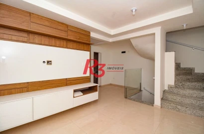 Village à venda, 103 m² por R$ 670.000,00 - Campo Grande - Santos/SP