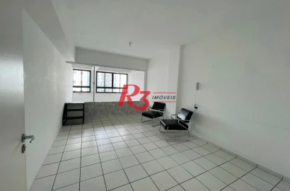 Sala para alugar, 40 m² por R$ 2.500,00/mês - Gonzaga - Santos/SP