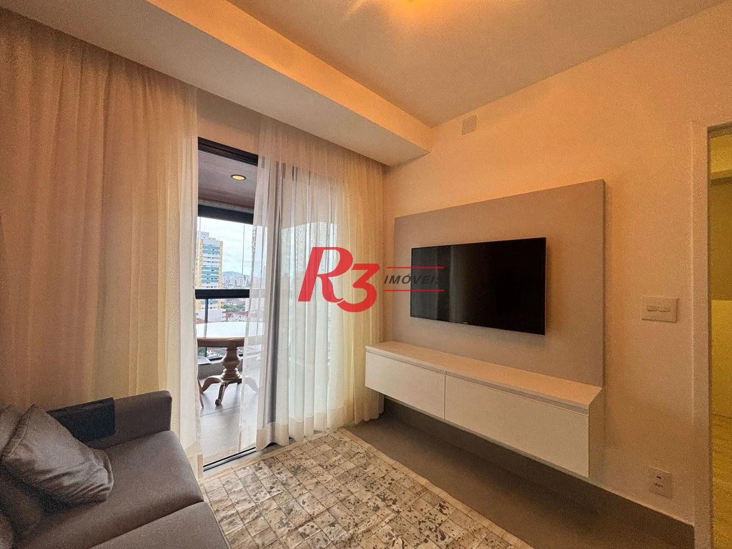 Apartamento com 1 dormitório para alugar, 54 m² por R$ 6.000,02/mês - Boqueirão - Santos/SP