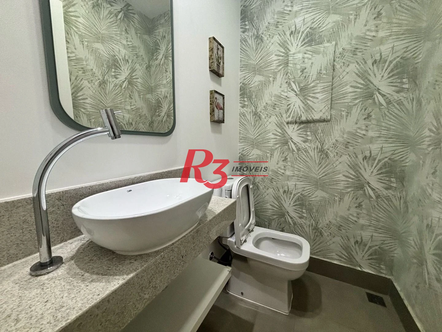 Apartamento com 1 dormitório para alugar, 54 m² por R$ 6.000,02/mês - Boqueirão - Santos/SP