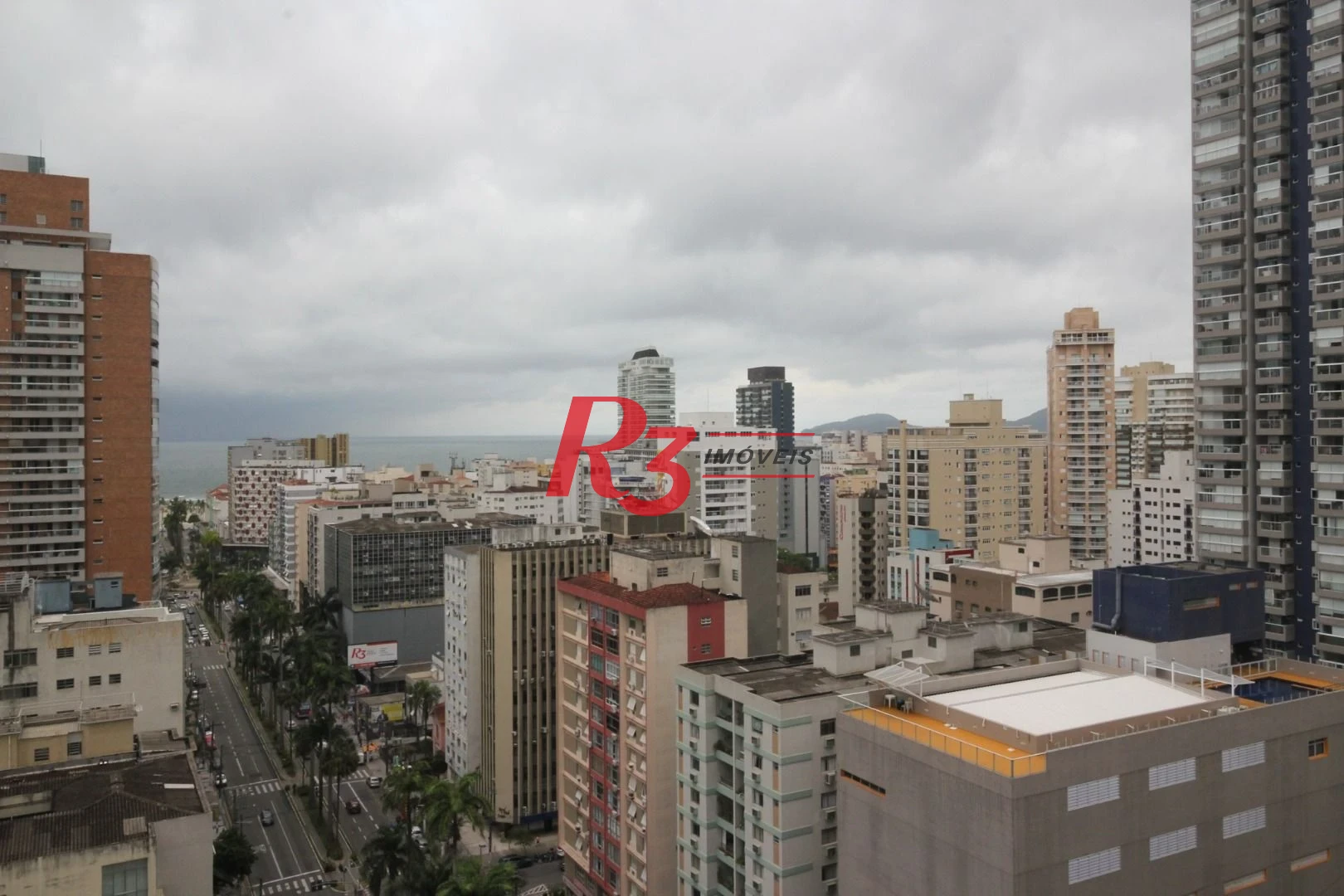 Apartamento para alugar, 101 m² por R$ 9.000,02/mês - Gonzaga - Santos/SP