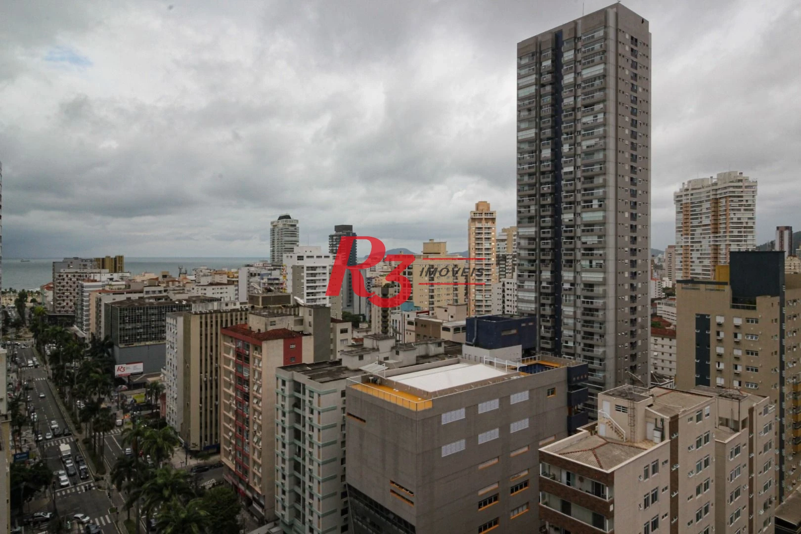 Apartamento para alugar, 101 m² por R$ 9.000,02/mês - Gonzaga - Santos/SP