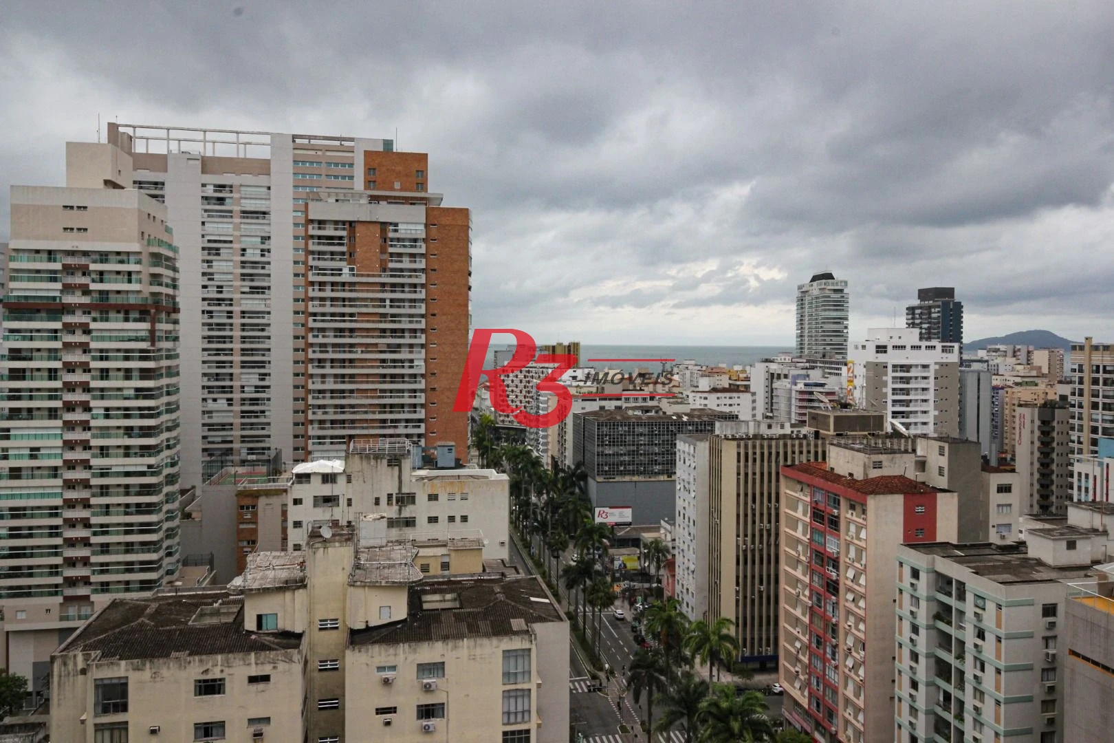 Apartamento para alugar, 101 m² por R$ 9.000,02/mês - Gonzaga - Santos/SP