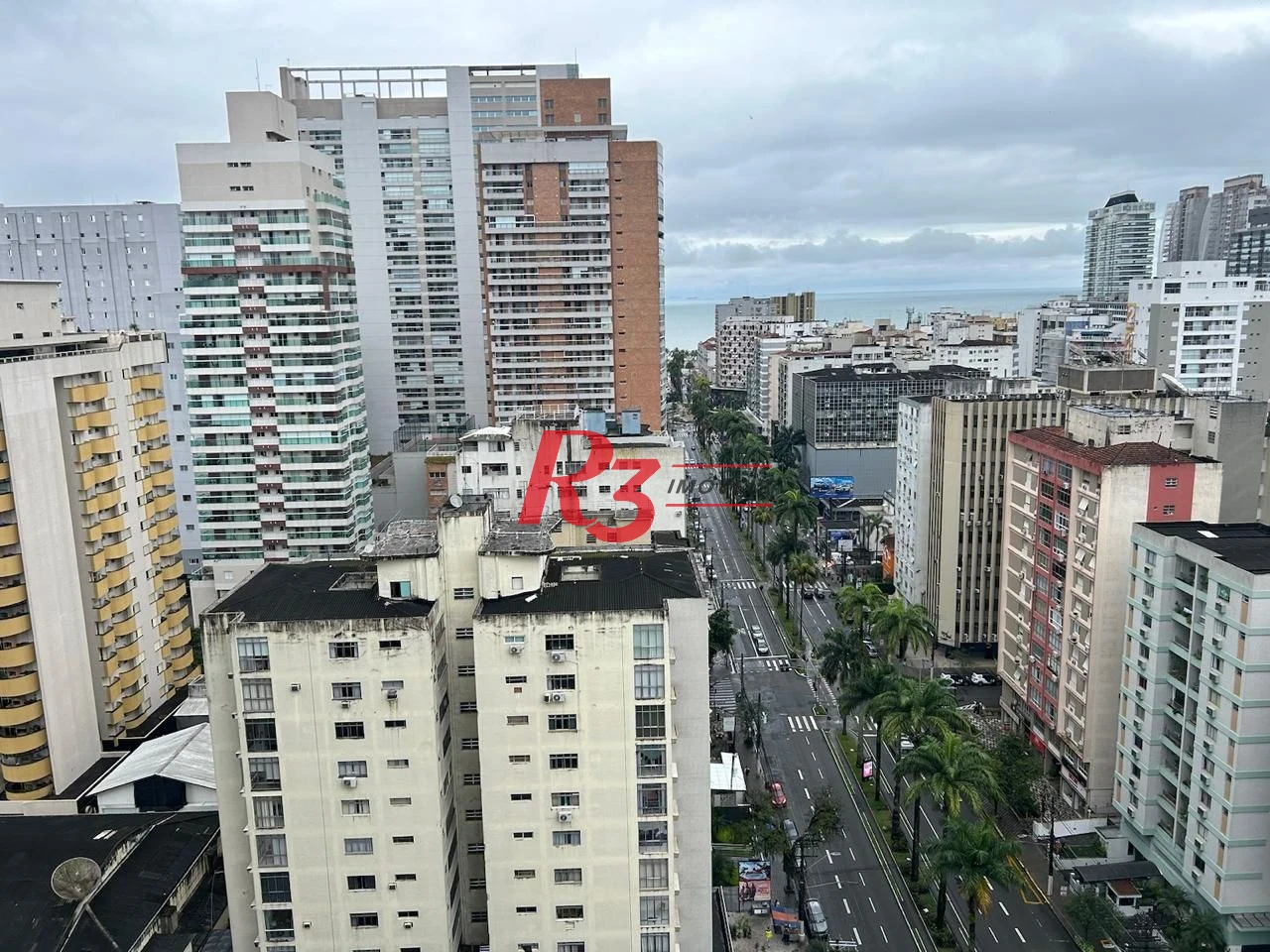 Apartamento com 3 dormitórios para alugar, 101 m² por R$ 9.142,65/mês - Gonzaga - Santos/SP
