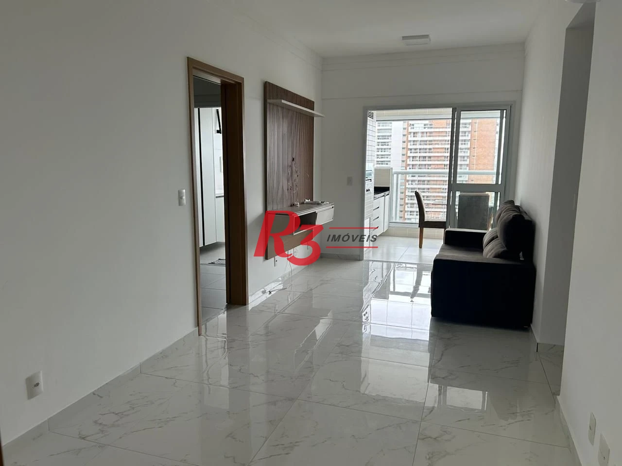 Apartamento com 3 dormitórios para alugar, 101 m² por R$ 9.142,65/mês - Gonzaga - Santos/SP