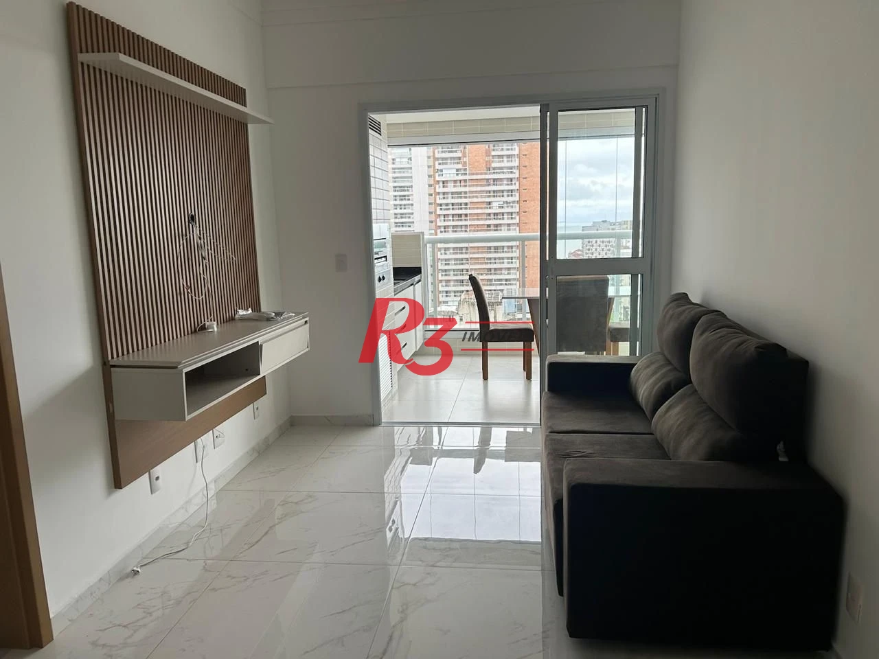 Apartamento com 3 dormitórios para alugar, 101 m² por R$ 9.142,65/mês - Gonzaga - Santos/SP