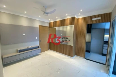 Apartamento para alugar, 69 m² por R$ 6.950,02/mês - Boqueirão - Santos/SP