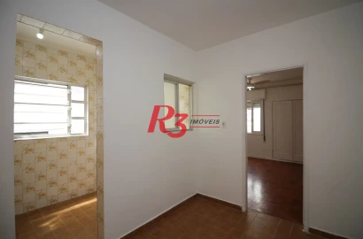 Apartamento com 1 dormitório à venda, 48 m² por R$ 350.000,00 - Boqueirão - Santos/SP