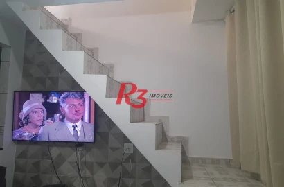 Casa com 3 dormitórios à venda, 95 m² por R$ 250.000,00 - Saboó - Santos/SP