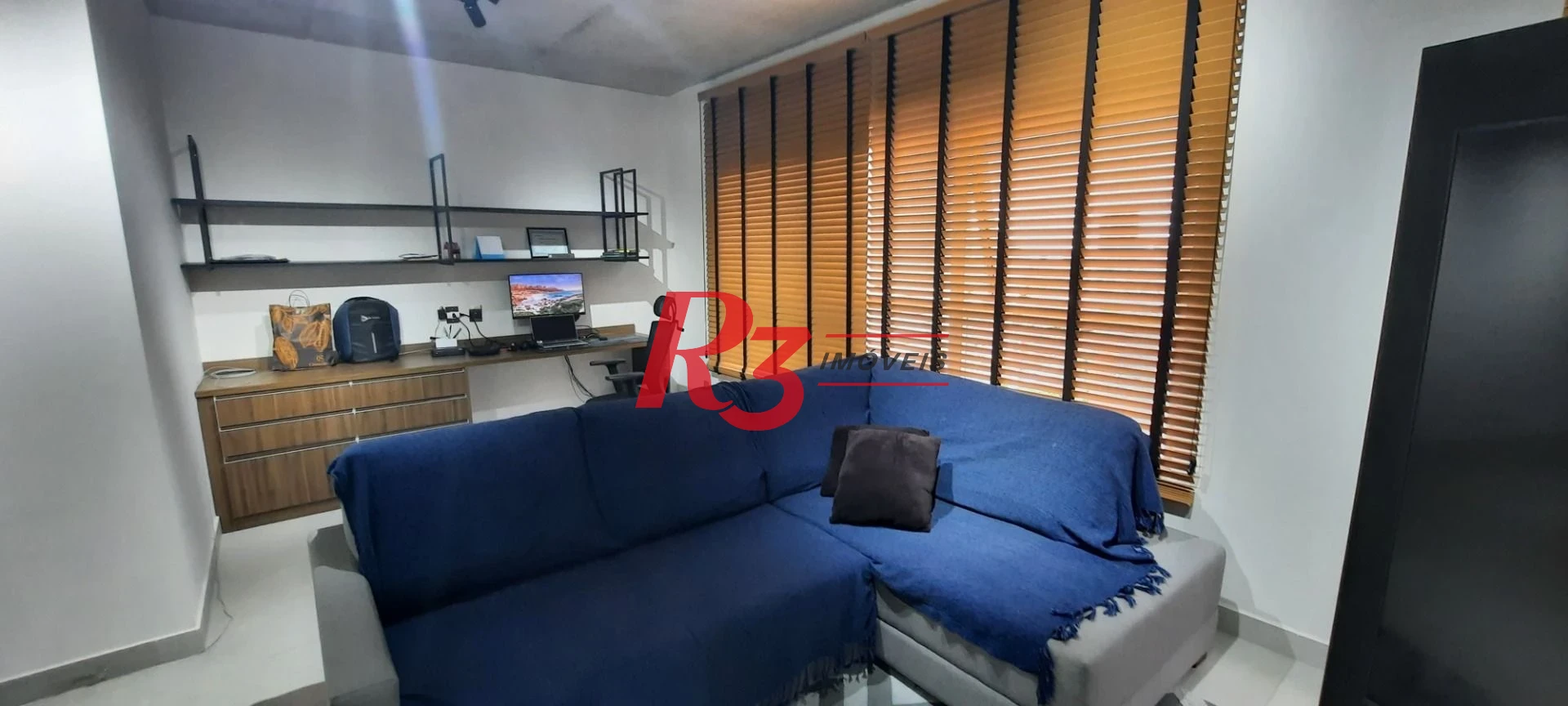 Apartamento  Porteira  Fechada com 1 dormitório 72m² no Embaré, Santos/SP – Condomínio MaxHaus com Lazer Completo e Design Moderno