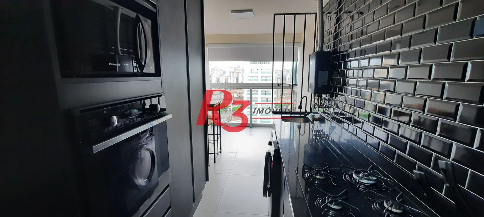Apartamento  Porteira  Fechada com 1 dormitório 72m² no Embaré, Santos/SP – Condomínio MaxHaus com Lazer Completo e Design Moderno