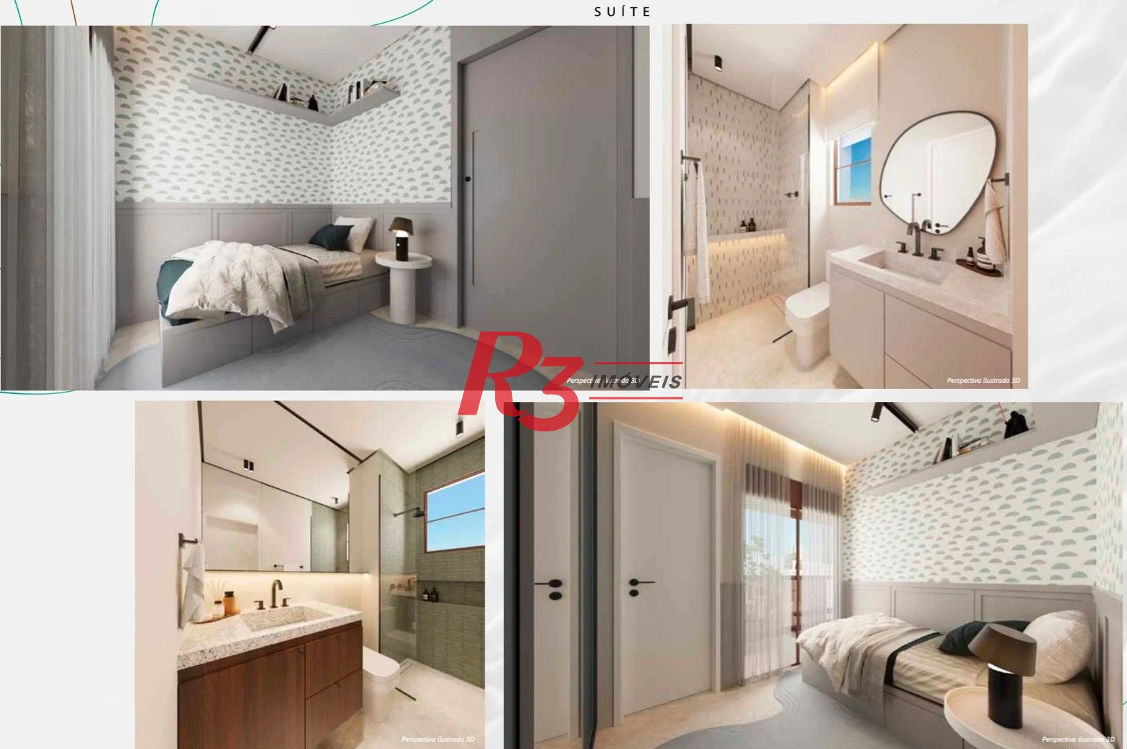 Apartamento com 2 suítes à venda, 73 m² por R$ 1.360.000 - Boqueirão - Santos/SP