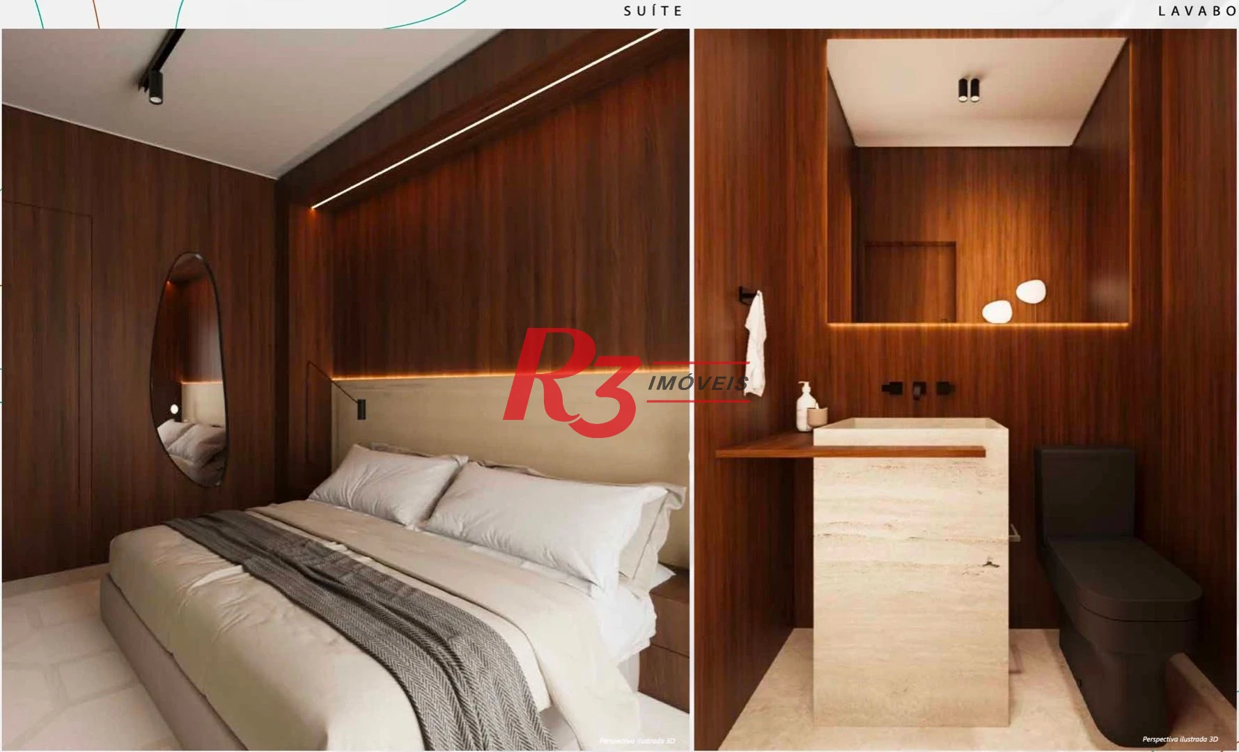 Apartamento com 2 suítes à venda, 73 m² por R$ 1.360.000 - Boqueirão - Santos/SP