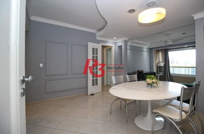Apartamento com 3 dormitórios para alugar, 96 m² por R$ 6.500,00/mês - Gonzaga - Santos/SP