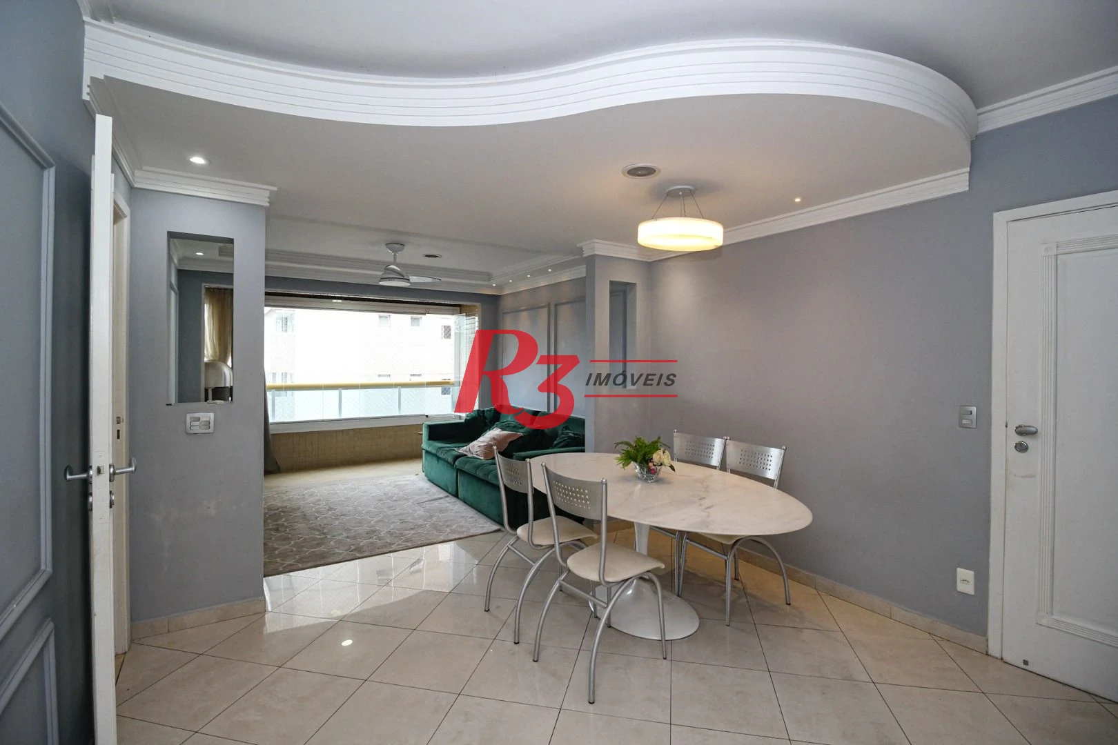 Apartamento com 3 dormitórios para alugar, 96 m² por R$ 6.500,00/mês - Gonzaga - Santos/SP