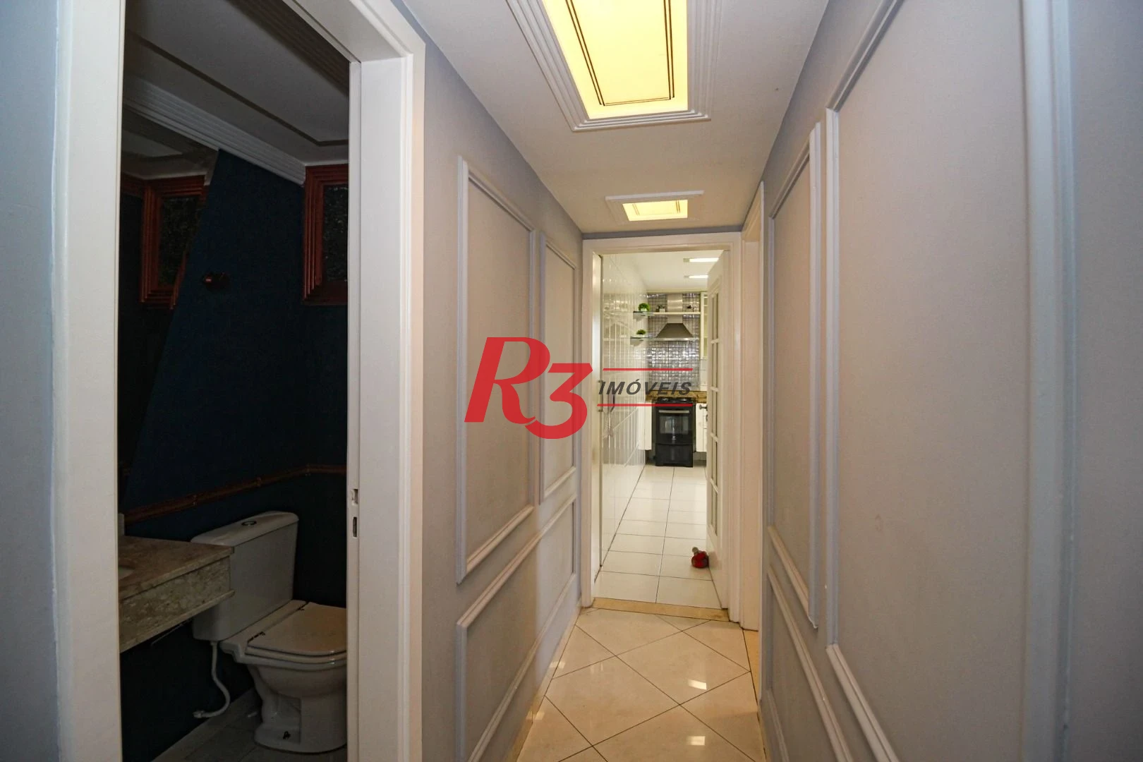 Apartamento com 3 dormitórios para alugar, 96 m² por R$ 6.500,00/mês - Gonzaga - Santos/SP