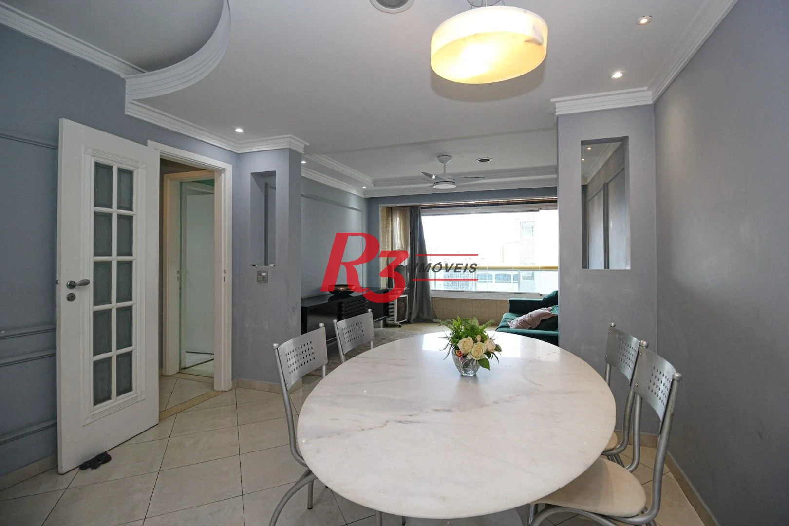 Apartamento com 3 dormitórios para alugar, 96 m² por R$ 6.500,00/mês - Gonzaga - Santos/SP