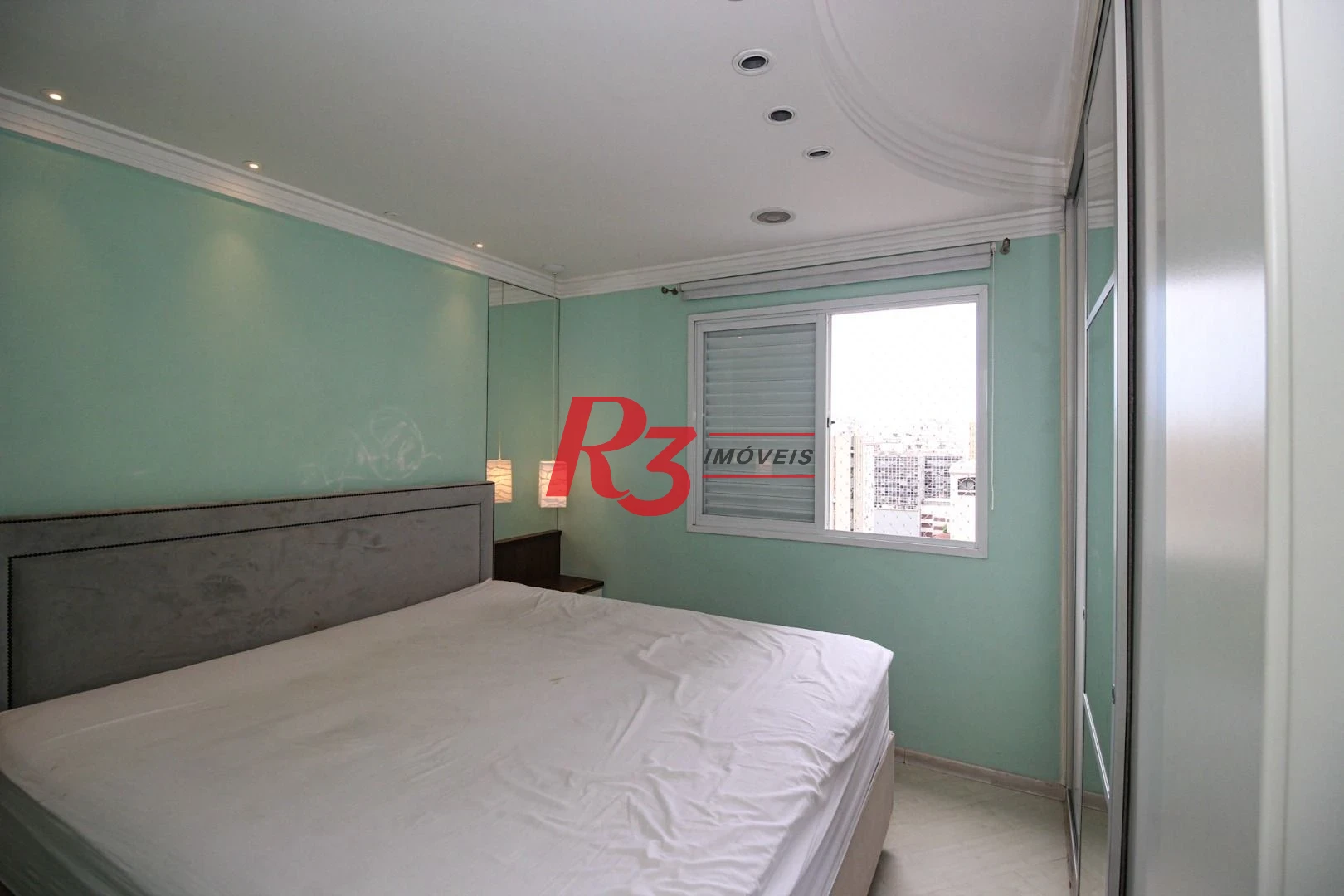 Apartamento com 3 dormitórios para alugar, 96 m² por R$ 6.500,00/mês - Gonzaga - Santos/SP