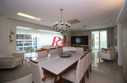 Apartamento com 4 suítes à venda, 277 m² por R$ 4.300.000 - Embaré - Santos/SP