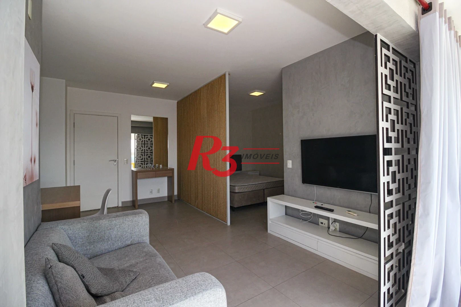 Apartamento com 1 dormitório para alugar, 50 m² por R$ 4.500,00/mês - Ponta da Praia - Santos/SP