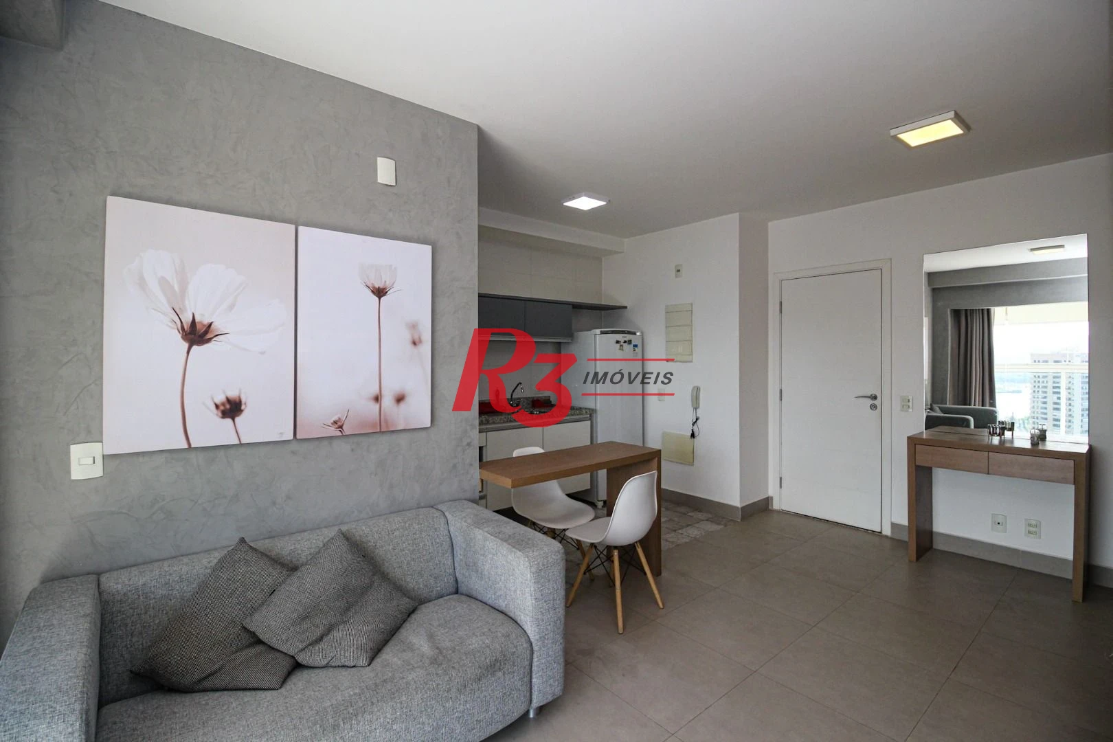 Apartamento com 1 dormitório para alugar, 50 m² por R$ 4.500,00/mês - Ponta da Praia - Santos/SP