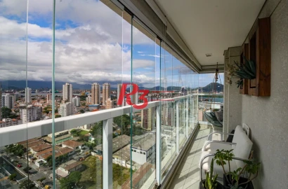 Apartamento com 2 dormitórios à venda, 77 m² por R$ 1.240.000,00 - Ponta da Praia - Santos/SP