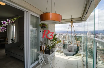 Apartamento com 2 dormitórios à venda, 77 m² por R$ 1.240.000,00 - Ponta da Praia - Santos/SP