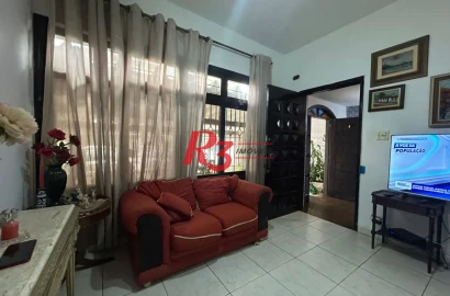 Casa com 3 dormitórios à venda, 122 m² por R$ 1.200.000,00 - Boqueirão - Santos/SP