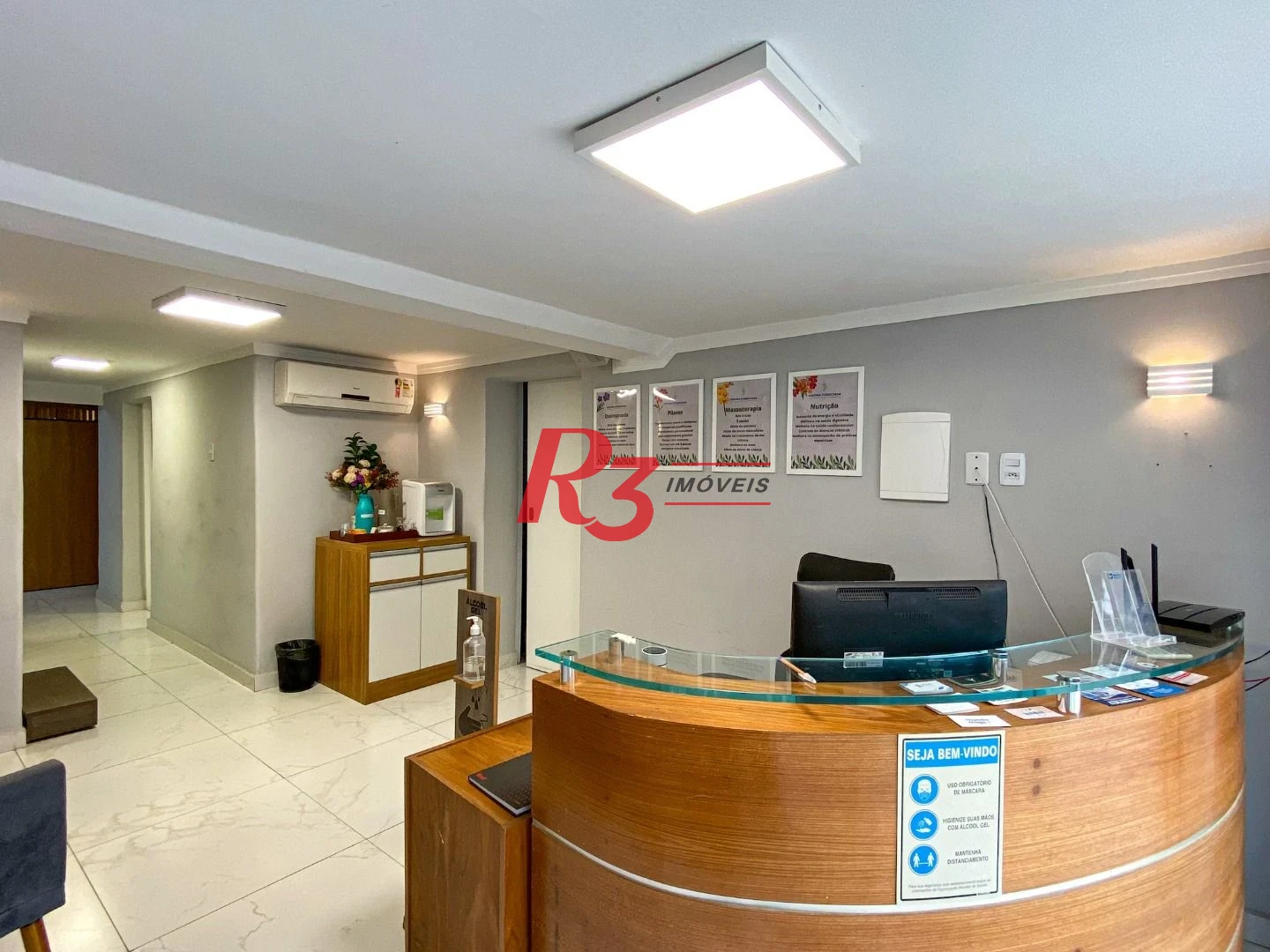 Sala para alugar, 12 m² por R$ 2.900,00/mês - Gonzaga - Santos/SP