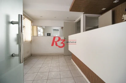 Sala para alugar, 92 m² por R$ 5.000,00/mês - Centro - Santos/SP