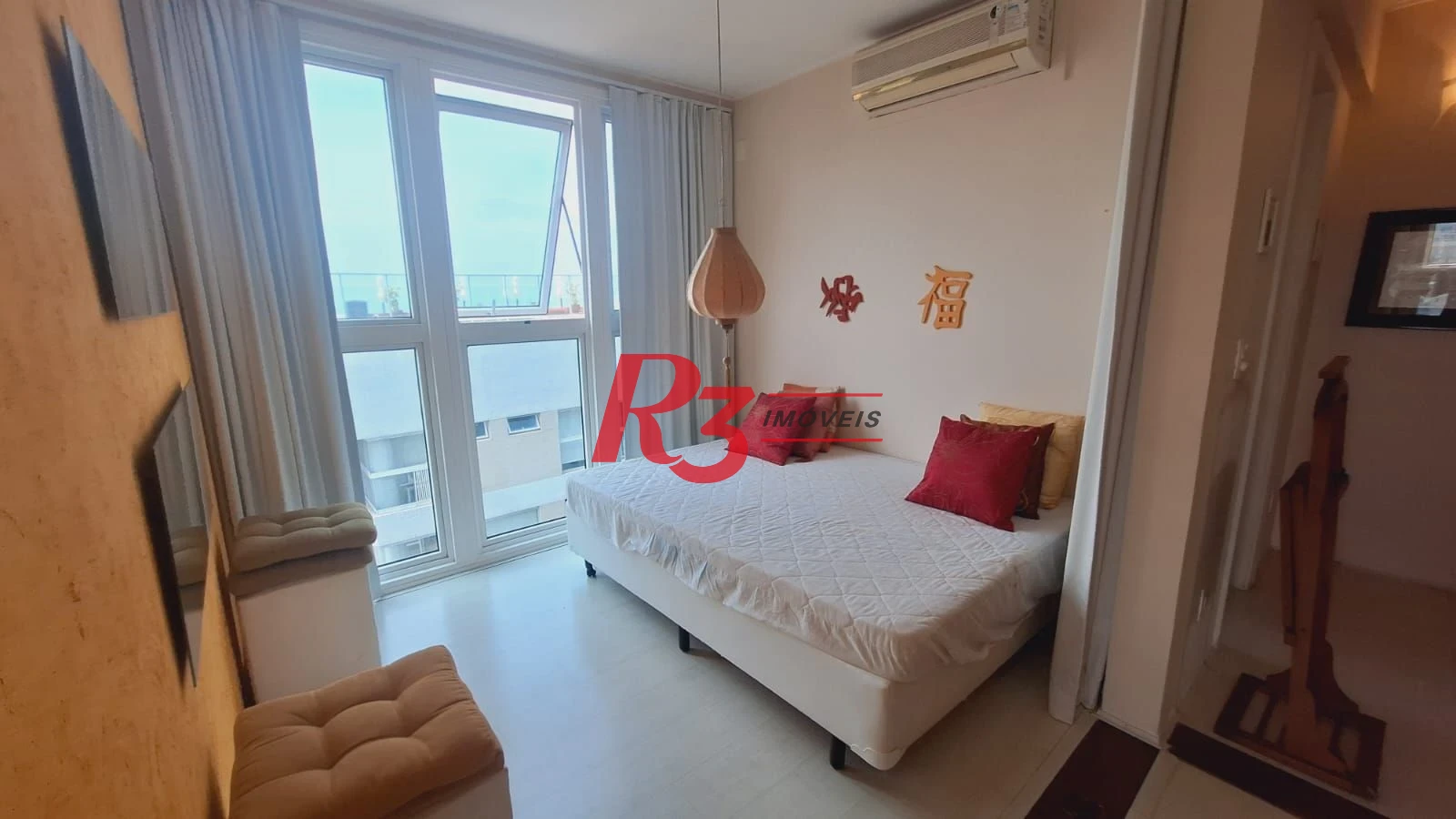 FLAT com 2 dormitórios para alugar, 72 m² por R$ 6.500/mês - Gonzaga - Santos/SP