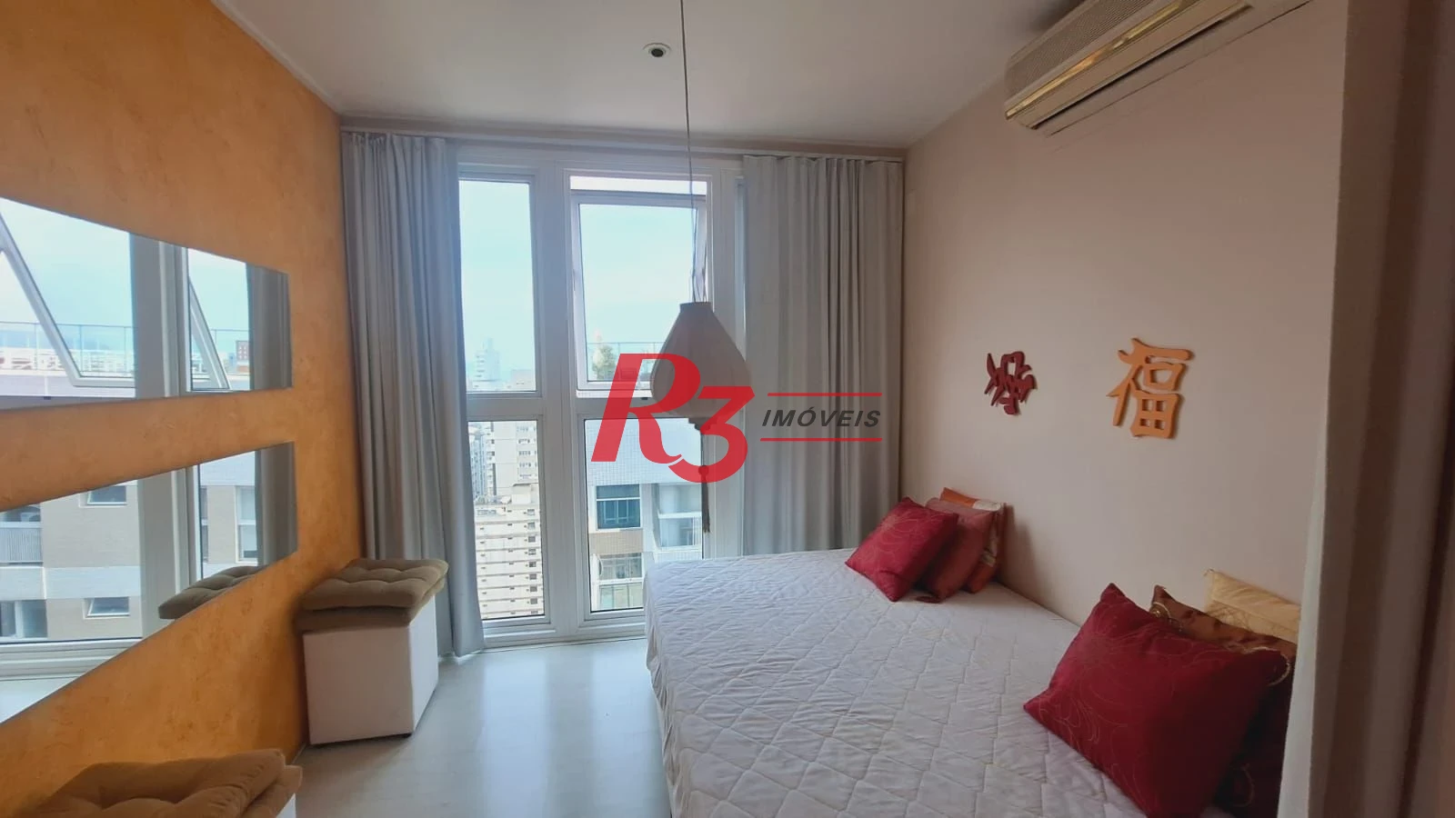 FLAT com 2 dormitórios para alugar, 72 m² por R$ 6.500/mês - Gonzaga - Santos/SP