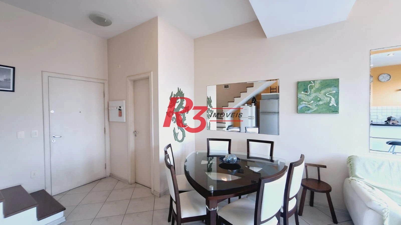 FLAT com 2 dormitórios para alugar, 72 m² por R$ 6.500/mês - Gonzaga - Santos/SP