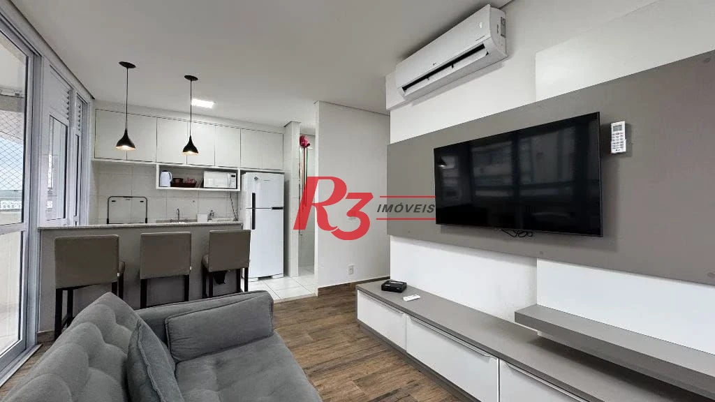 Apartamento com 2 dormitórios à venda, 72 m² por R$ 900.000,00 - Gonzaga - Santos/SP