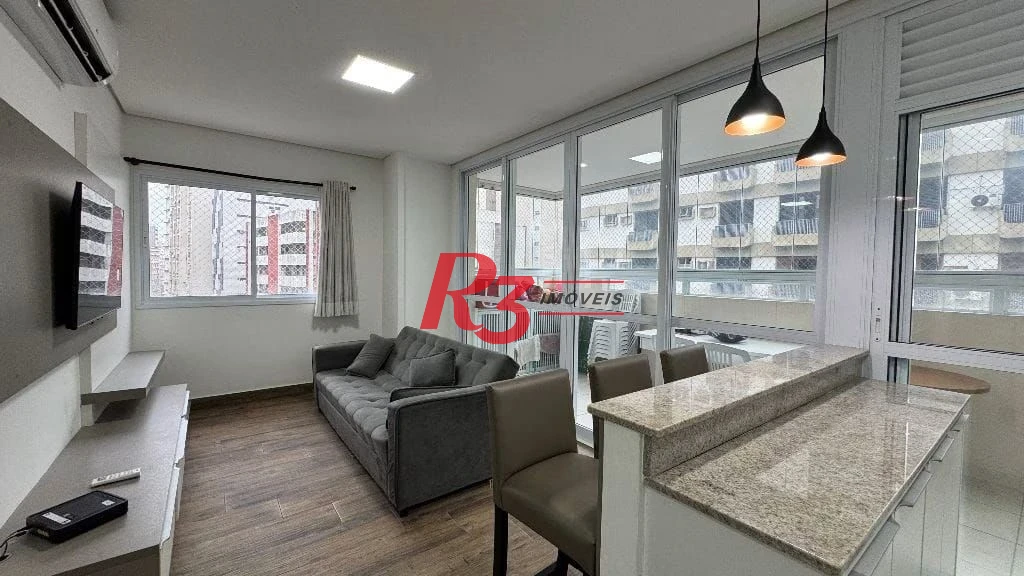 Apartamento com 2 dormitórios à venda, 72 m² por R$ 900.000,00 - Gonzaga - Santos/SP