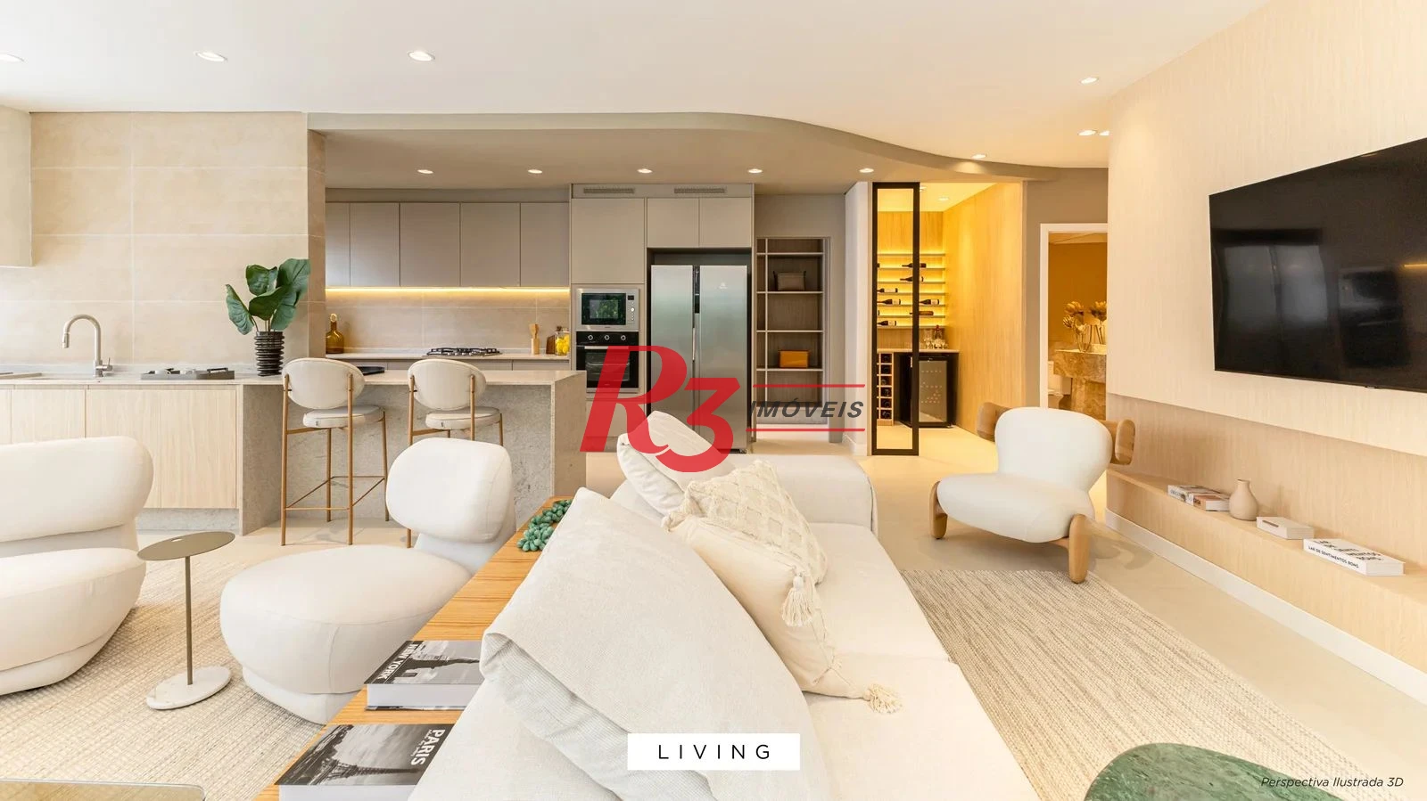 Apartamento à venda, 175 m² por R$ 2.689.064,83 - Ponta da Praia - Santos/SP