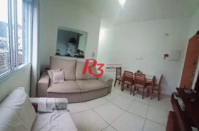 Apartamento com 2 dormitórios à venda, 52 m² por R$ 280.000,00 - Vila Voturuá - São Vicente/SP