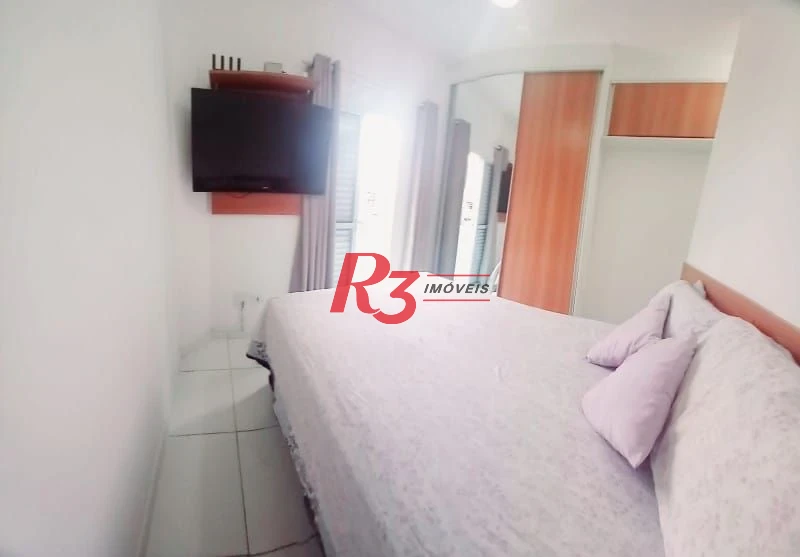 Apartamento com 2 dormitórios à venda, 52 m² por R$ 280.000,00 - Vila Voturuá - São Vicente/SP