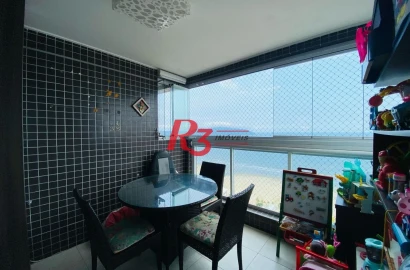 Apartamento Triplex com 2 dormitórios à venda, 154 m² por R$ 2.600.000,00 - Pompéia - Santos/SP