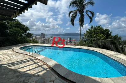 Casa com 5 dormitórios, 792 m² - venda por R$ 7.990.000,00 ou aluguel por R$ 65.800,00/mês - Marapé - Santos/SP